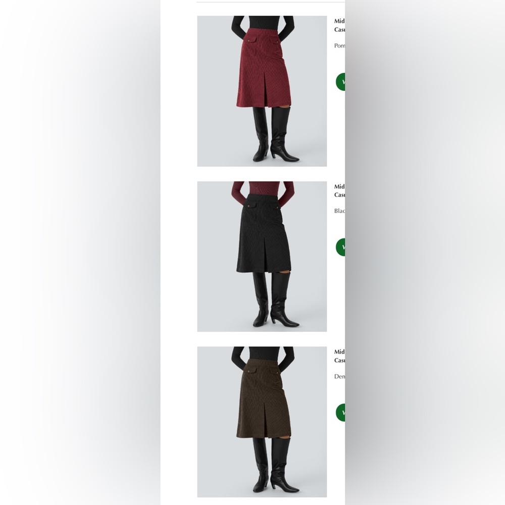 Halara Set of Three Skirts